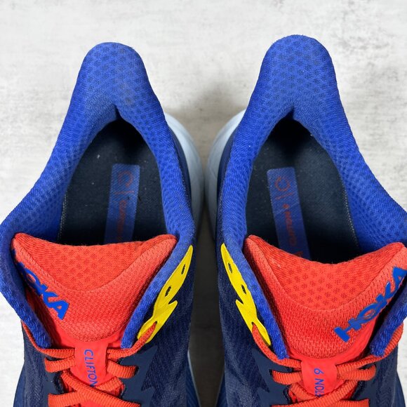 Hoka One One Clifton 9 Running Shoes - Men's Size 8.5 - Blue - Picture 8 of 10